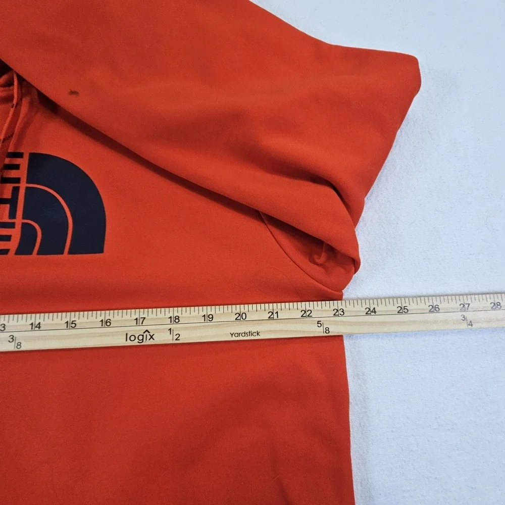 The North Face Sweatshirt Mens Small Orange Pullover Hoodie